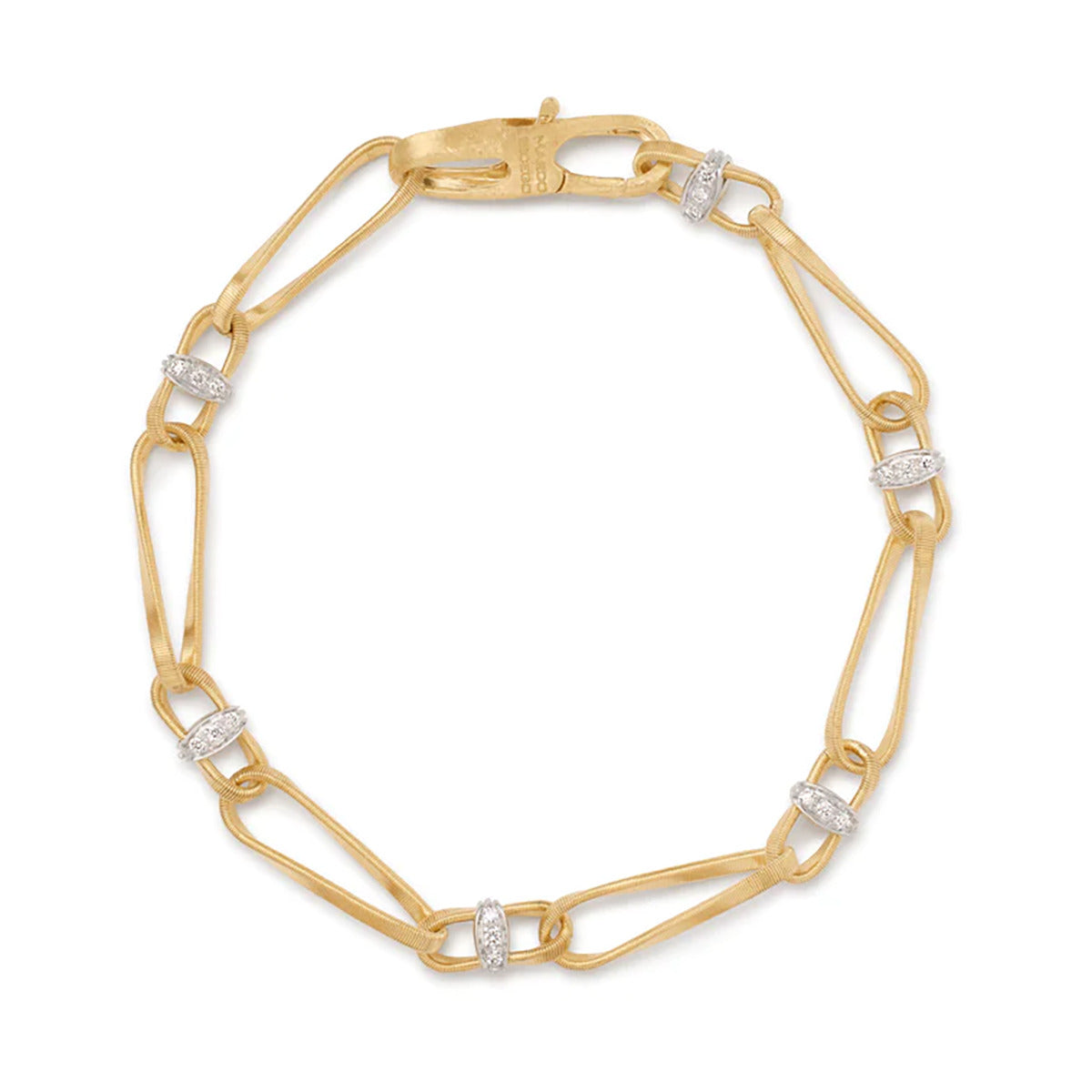 The Color Craft TWIST Brass Chain Golden Bracelet - 6018 : Amazon.in:  Jewellery
