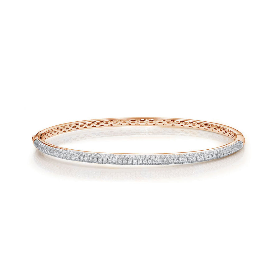 Pave Diamond Bangle Bracelet