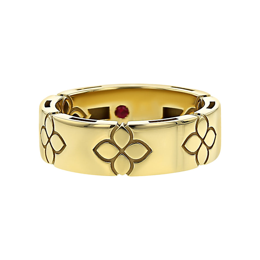 Love in Verona Band in 18K Yellow Gold
