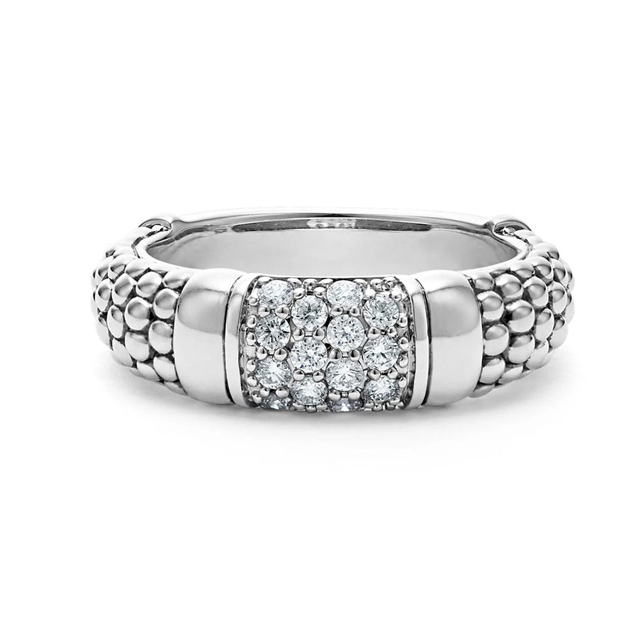 Caviar Diamond Ring