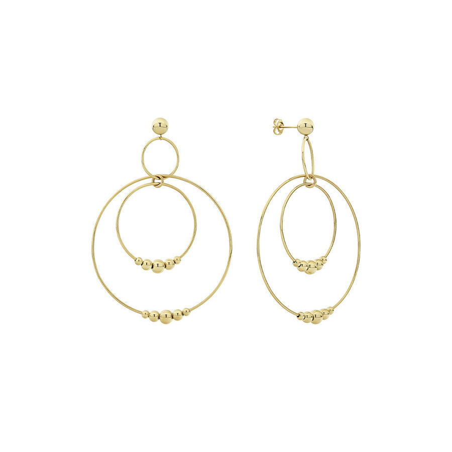 Circle Drop Earrings