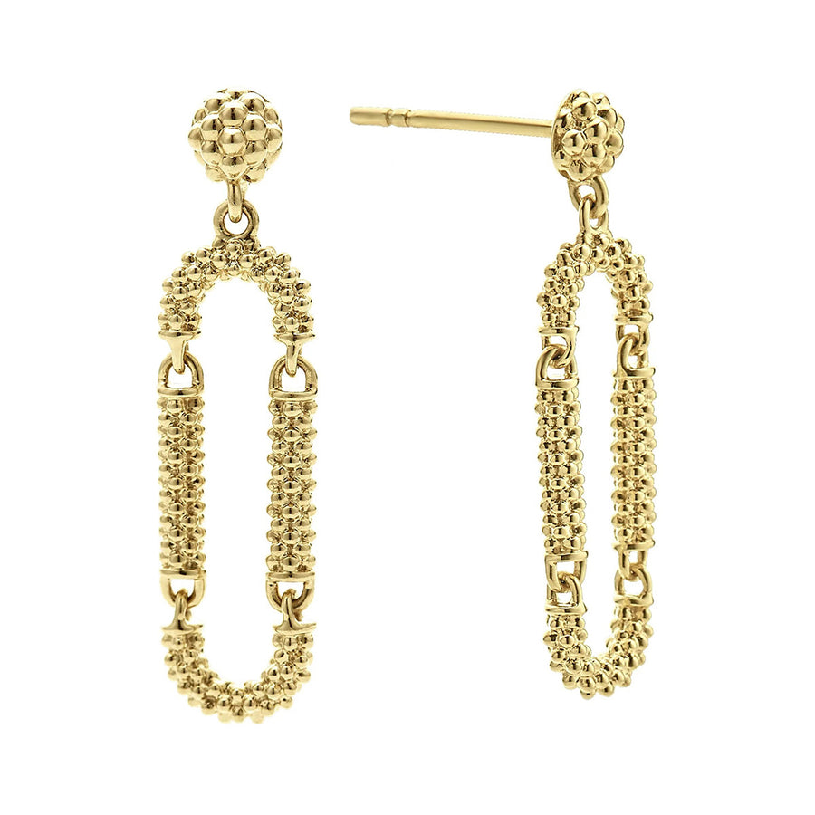 Superfine Caviar Drop Earrings