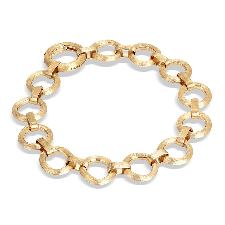 Jaipur Collection 18K Yellow Gold Flat Link Bracelet