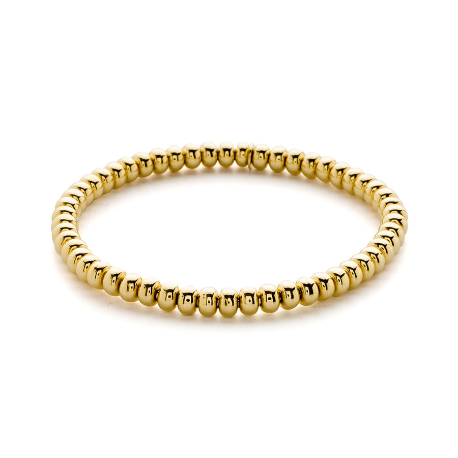 Tresore Beaded Stretch Bracelet in 18K Yellow Gold