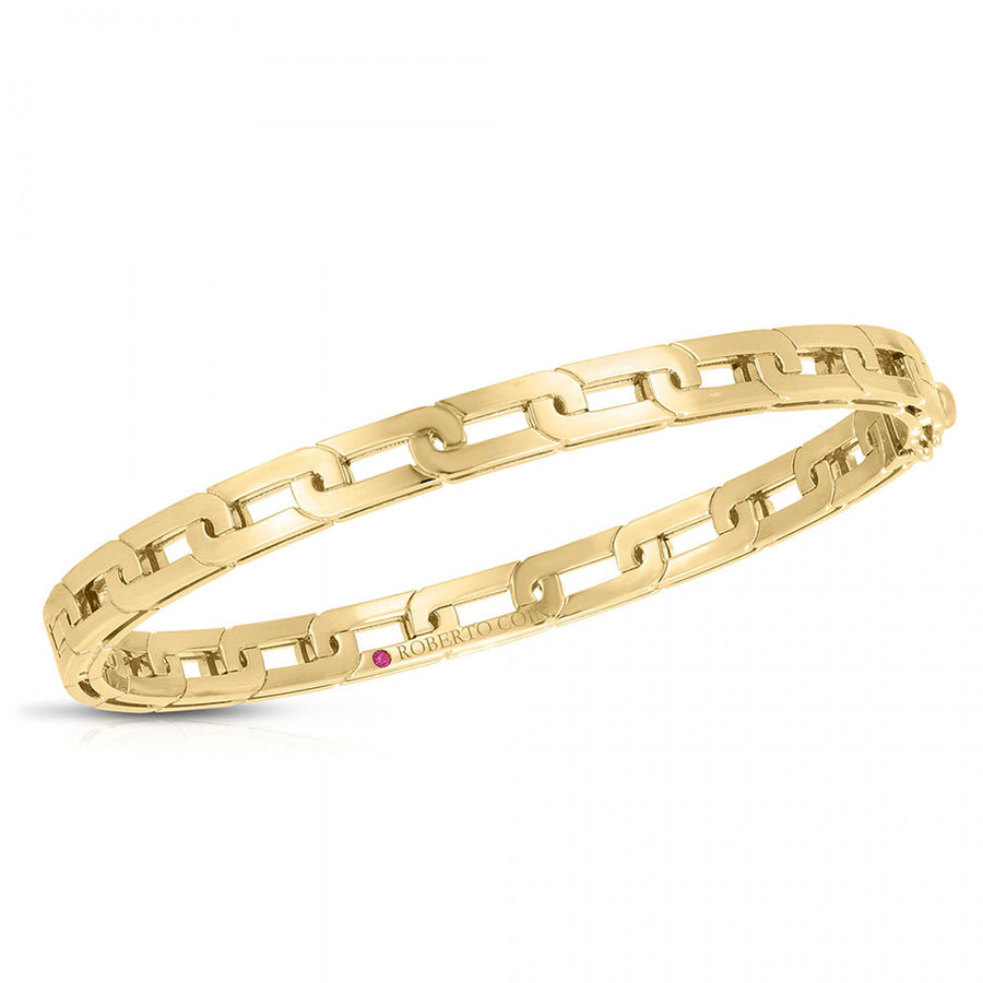 18k Yellow Gold Navarra Bangle
