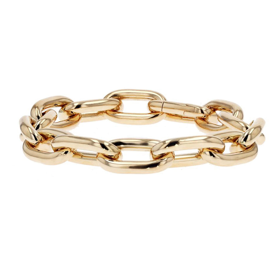 18K Gold Chunky Paperclip Bracelet