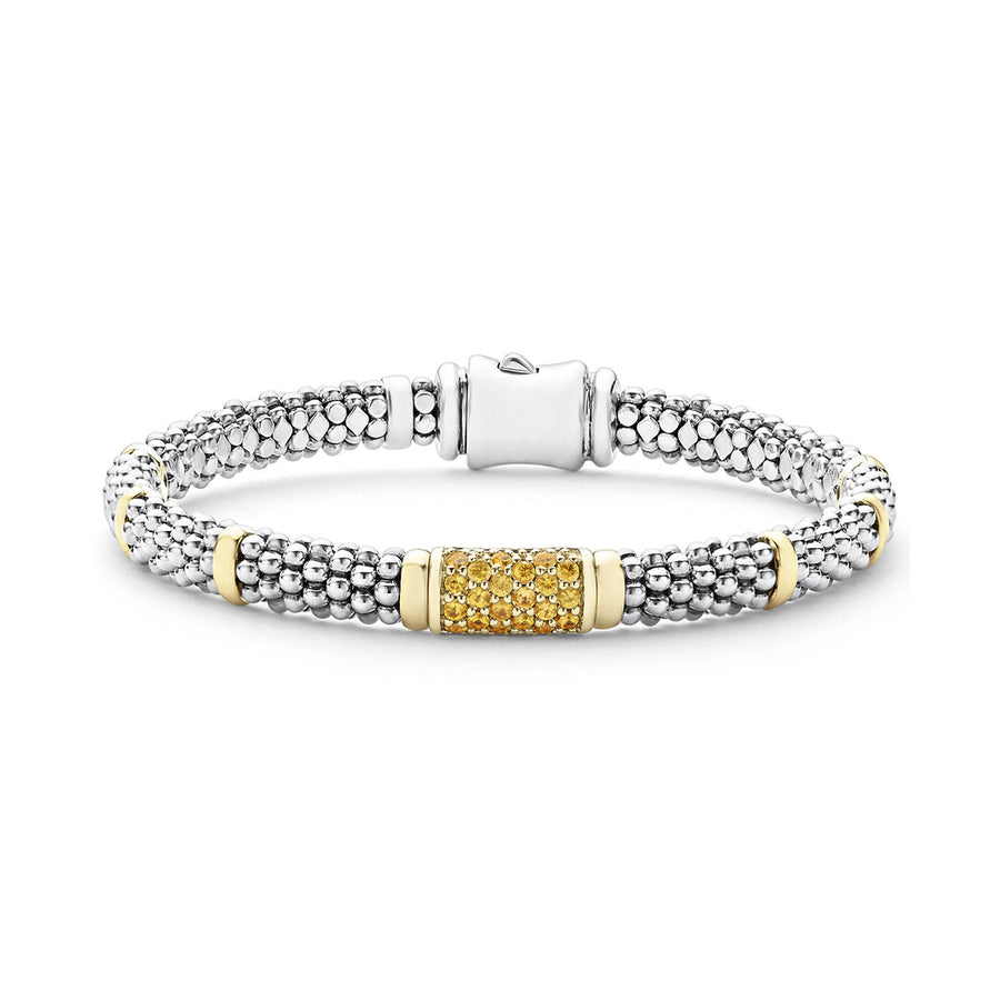 Yellow Sapphire Caviar Bracelet