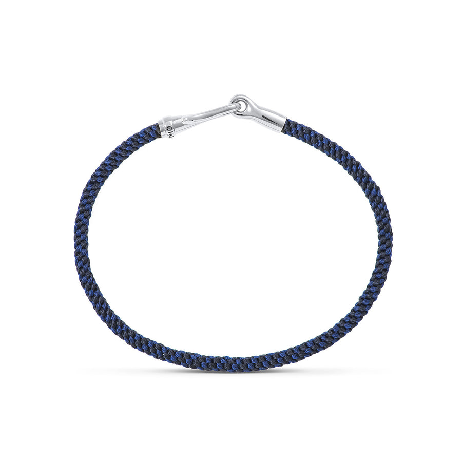 Life Bracelet in White Gold with Midnight Theme