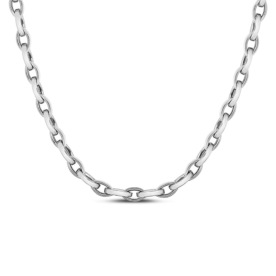 18K Designer Gold Almond Link Chain