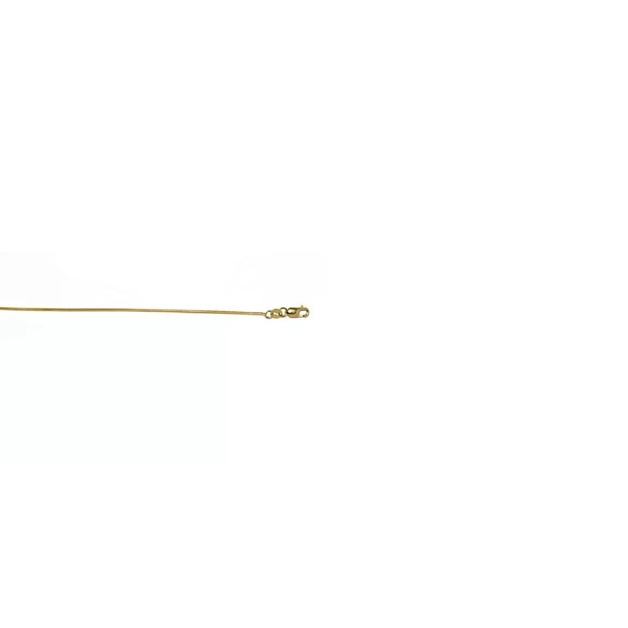 18KT Yellow Snake 0.9mm 24-Inch Chain