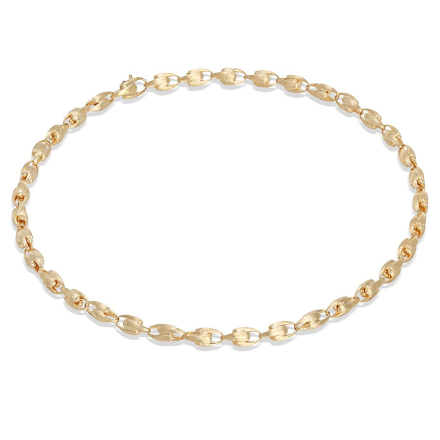 18K Yellow Gold Small Link Chain Necklace