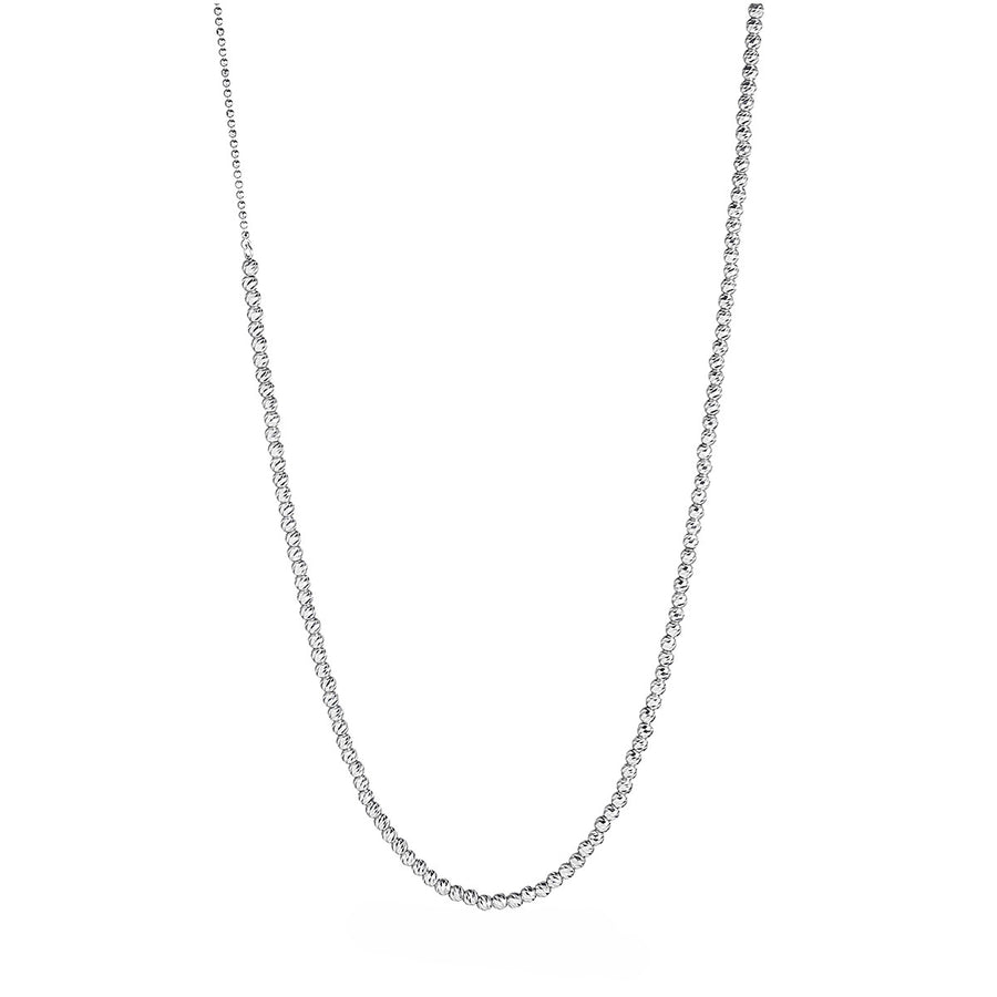 17-Inch Platinum Halo Choker Necklace