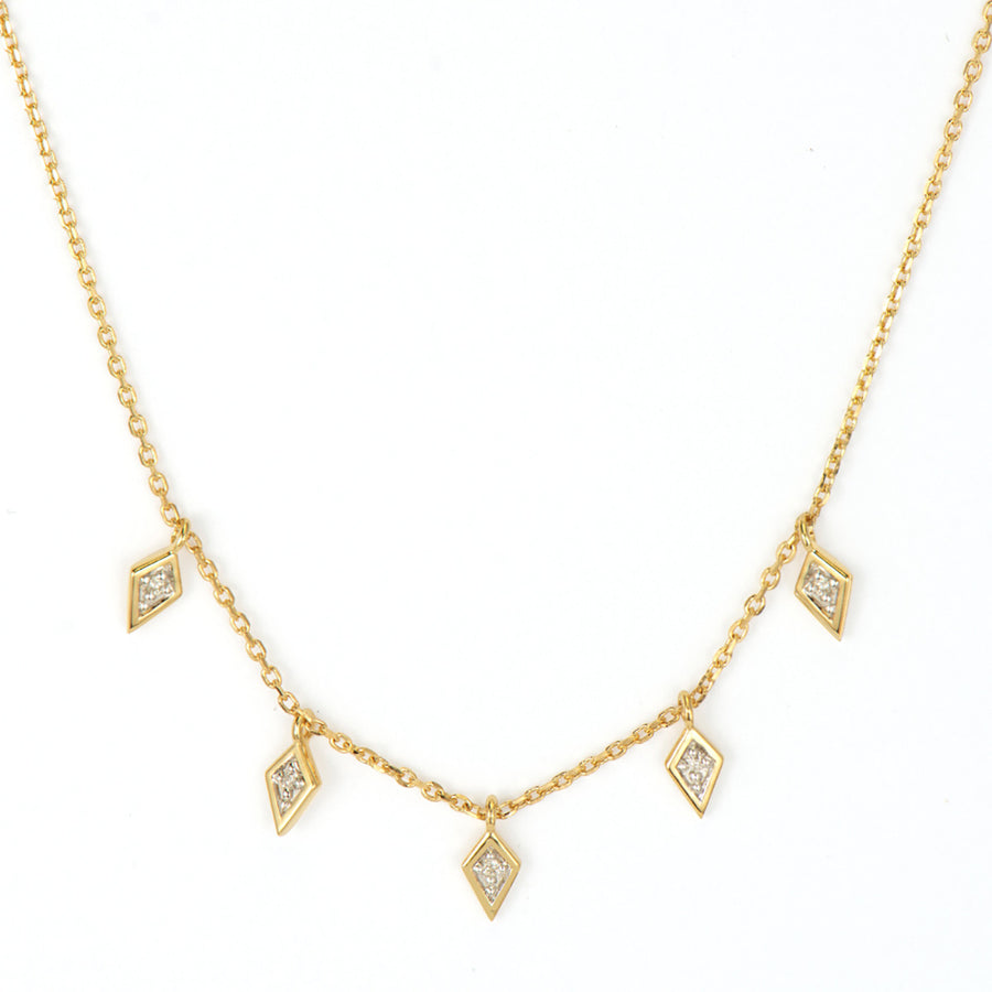 Diamond Kite Necklace