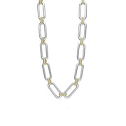 Two Tone Link Necklace