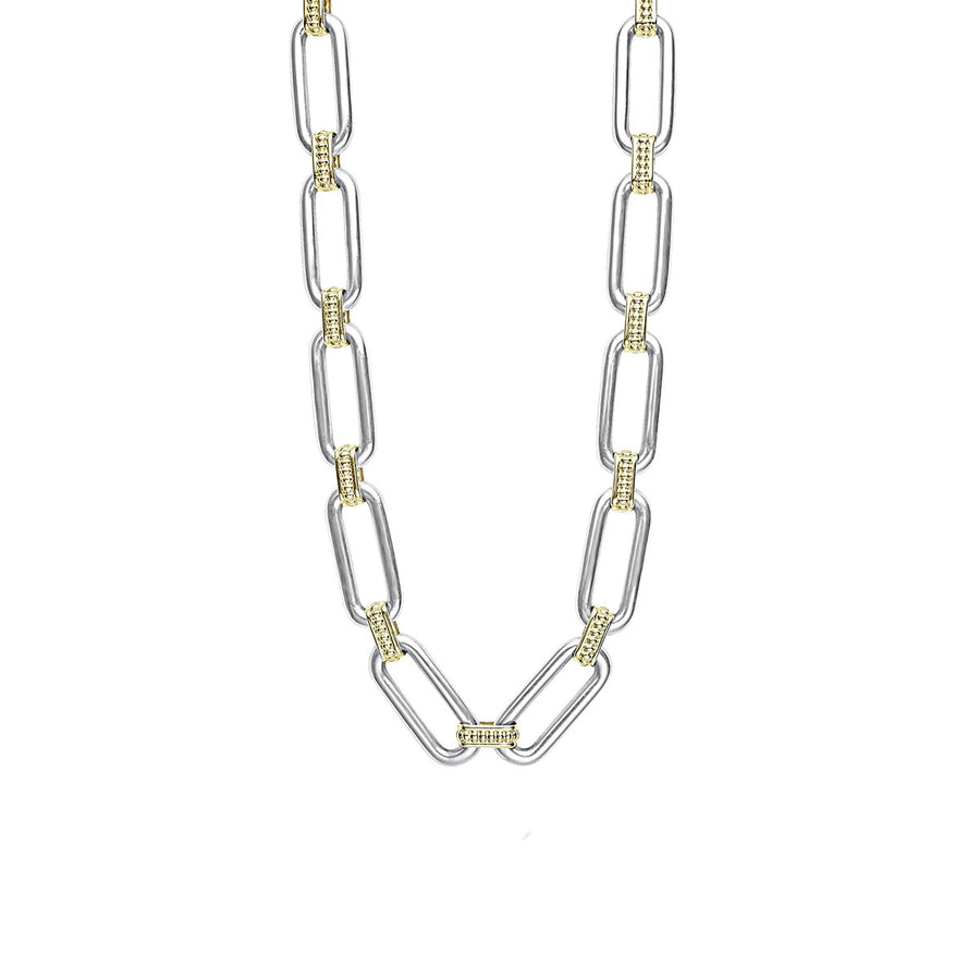 Two Tone Link Necklace