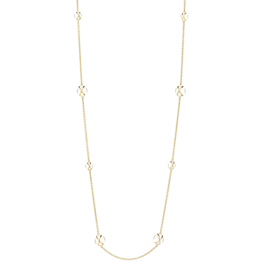 Prism Crystal Quartz 37-Inch Luxe Chain Necklace