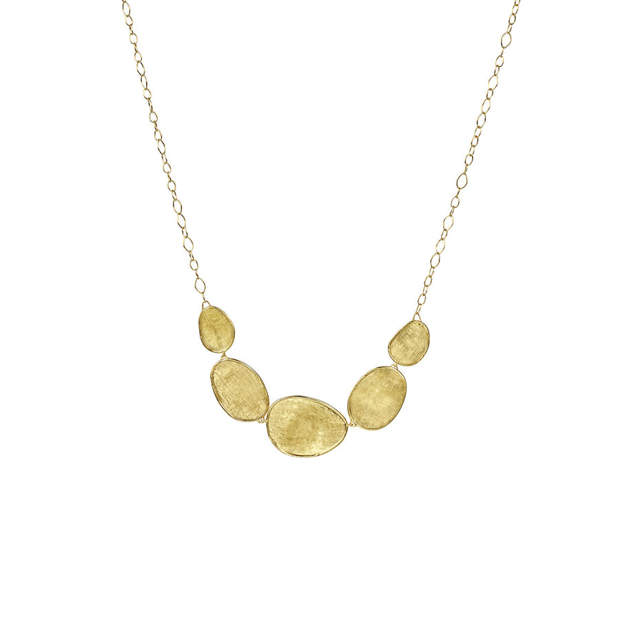 18K Yellow Gold Graduated Necklace