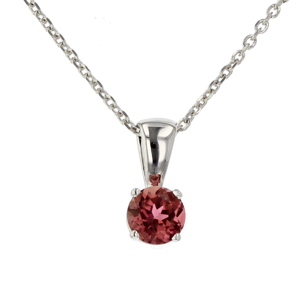 White gold tourmaline on sale pendant