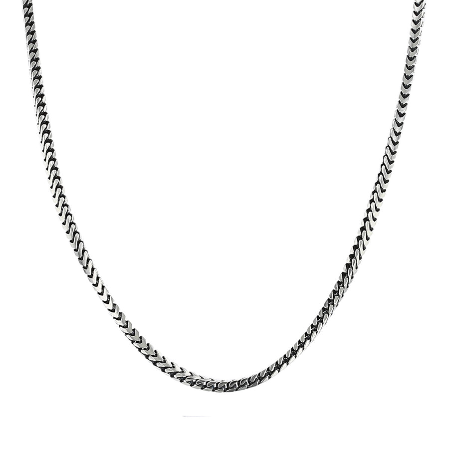 Sterling Silver 20-Inch Franco Chain Necklace