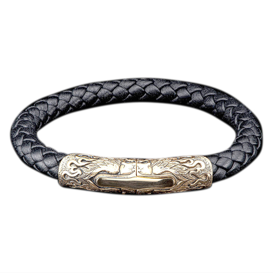 Ramble On Bronze Black Bracelet