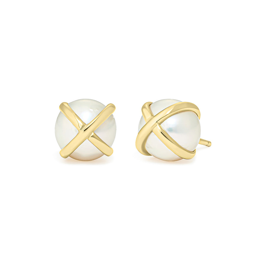 Celeste Pearl Stud Earrings