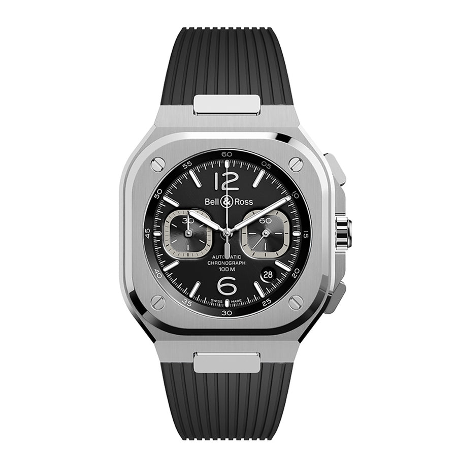 BR 05 Chrono Black Steel