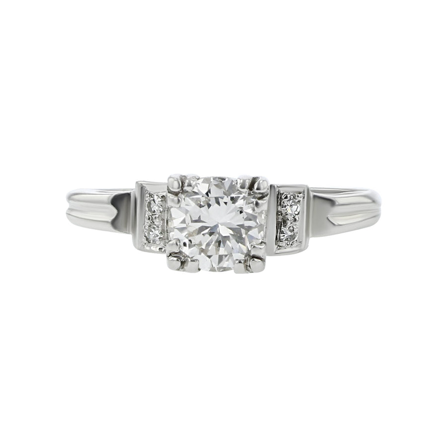 Platinum Brilliant Cut Diamond Engagement Ring