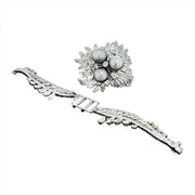 Seaman Schepps Pearl and Diamond Bracelet