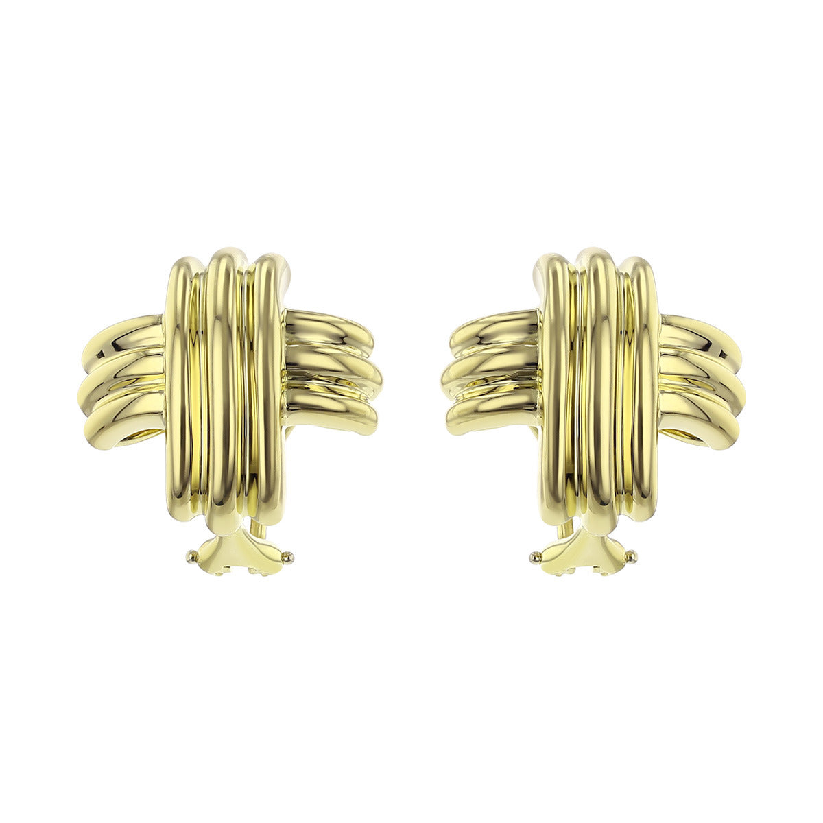 Tiffany and Co. Paloma Picasso 18k Gold Graffiti X Kiss Large Earclip  Earrings at 1stDibs | paloma picasso x earrings, paloma's graffiti x  earrings, tiffany graffiti earrings