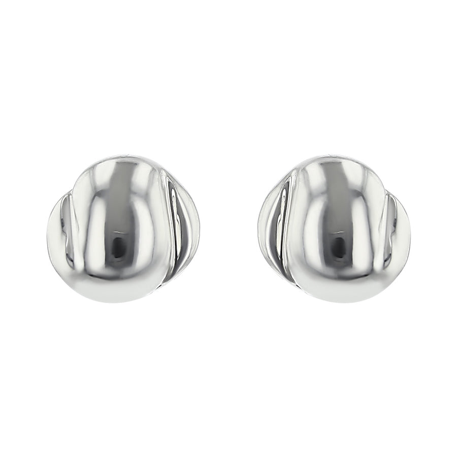 Tiffany Elsa Peretti Sterling Silver Bean Earrings