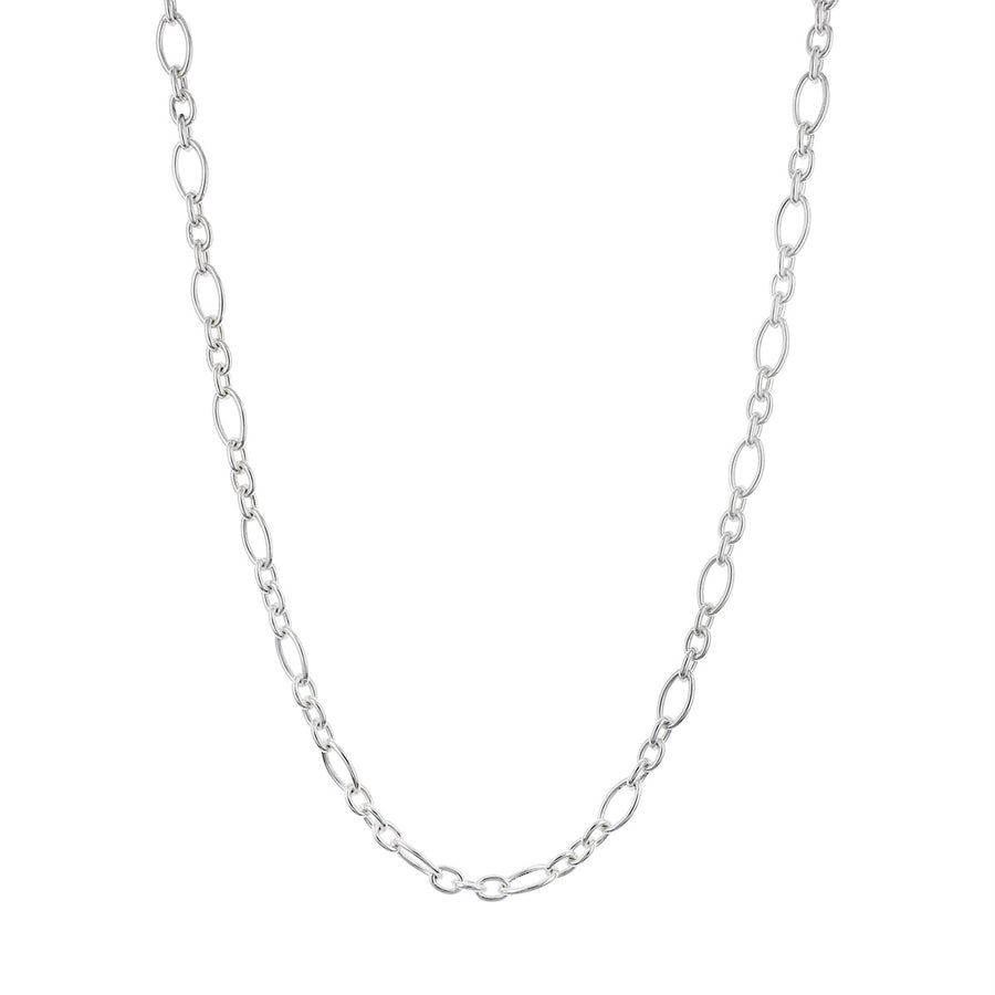 Slane Sterling Silver Oval Link 36-Inch Necklace
