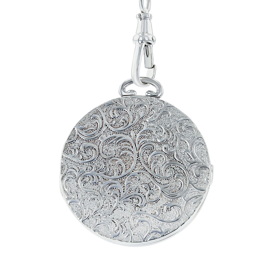 Monica Rich Kosann Sterling Silver Locket with Chain