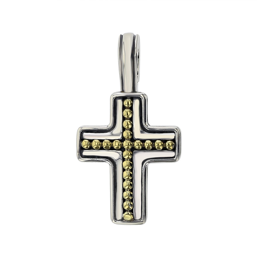 Slane Sterling Silver and 18K Yellow Gold Cross Pendant