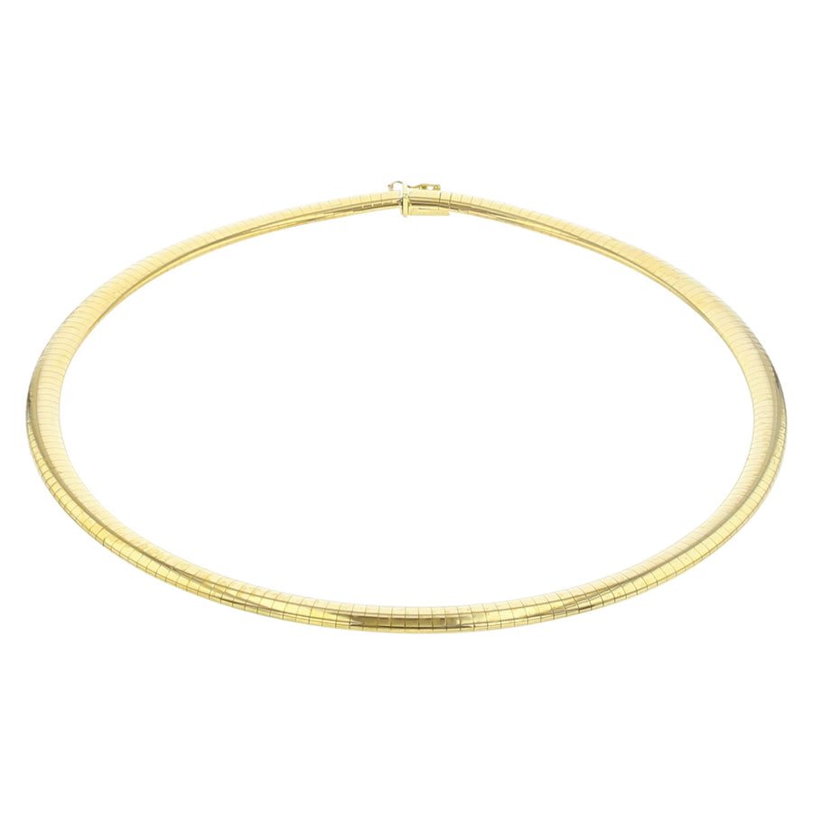 16-Inch 14K Yellow Gold Omega Necklace