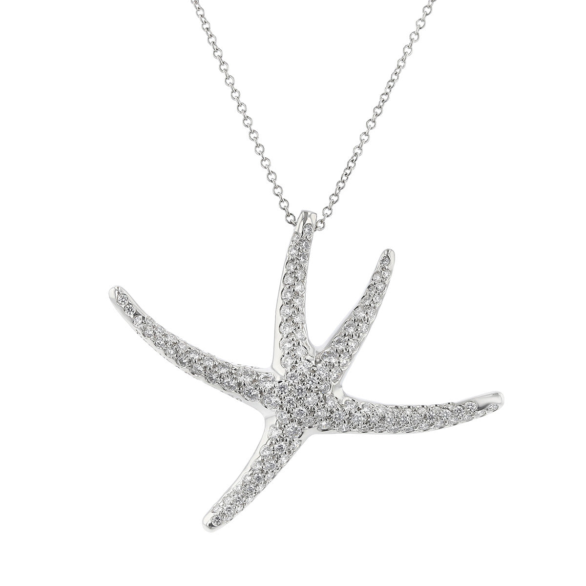 Tiffany starfish necklace 2025 with diamond