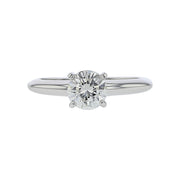 14K Gold Brilliant Diamond Solitaire Engagement Ring
