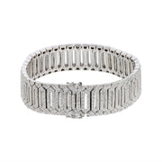 Hans D. Kreiger 18K Gold Diamond Link Bracelet