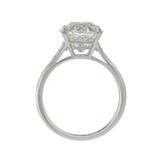 Platinum 4.31-Carat European-cut Diamond Ring