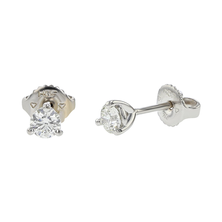 Hearts on Fire 18K White Gold Diamond Stud Earrings
