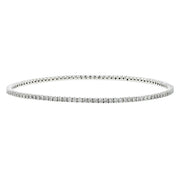 14K White Gold 2.25-Carat Diamond Tennis Bracelet