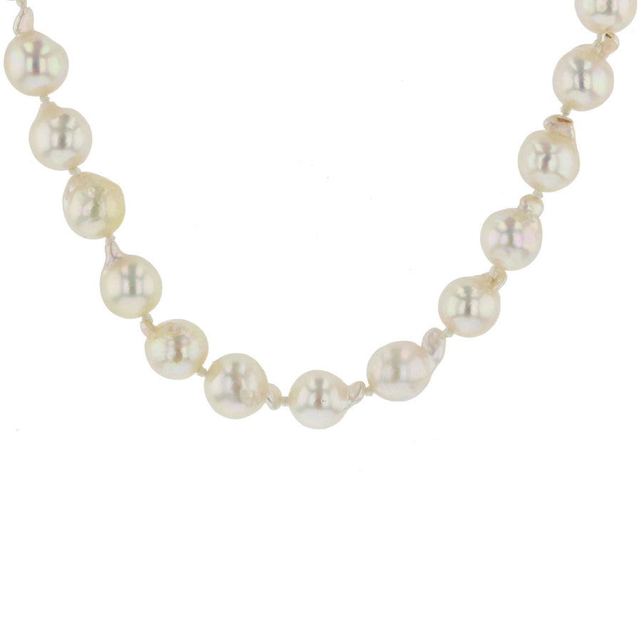 Akoya Baroque Cultured Pearl Strand Necklace