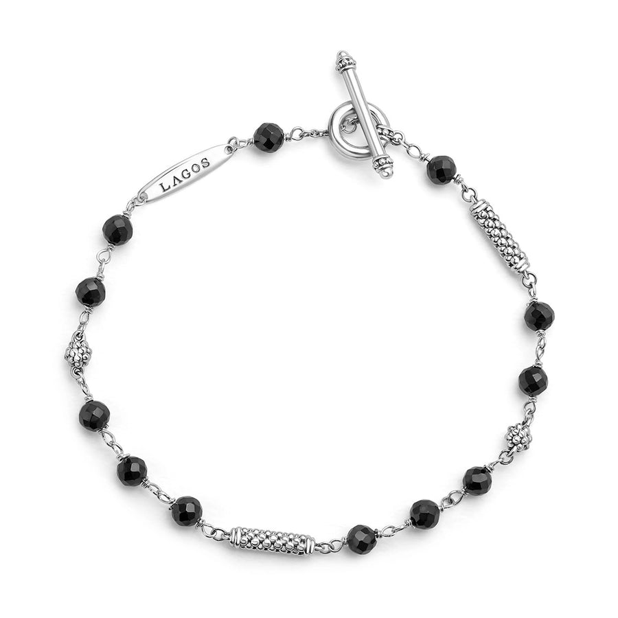 Black Ceramic Beaded Bracelet