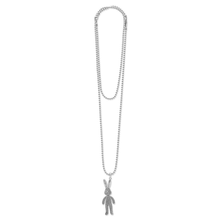 Rare Wonders Moving Rabbit Pendant Necklace