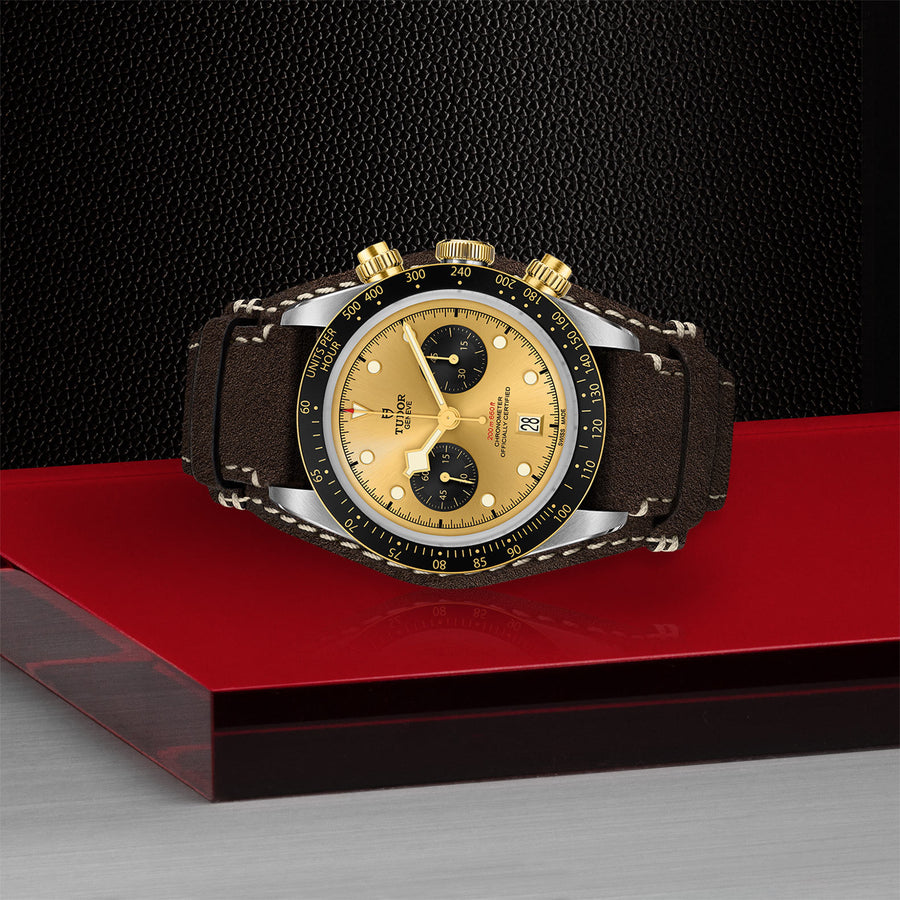 TUDOR Black Bay Chrono S&G 41mm - M79363N-0008 at Sylvan’s Jewelers