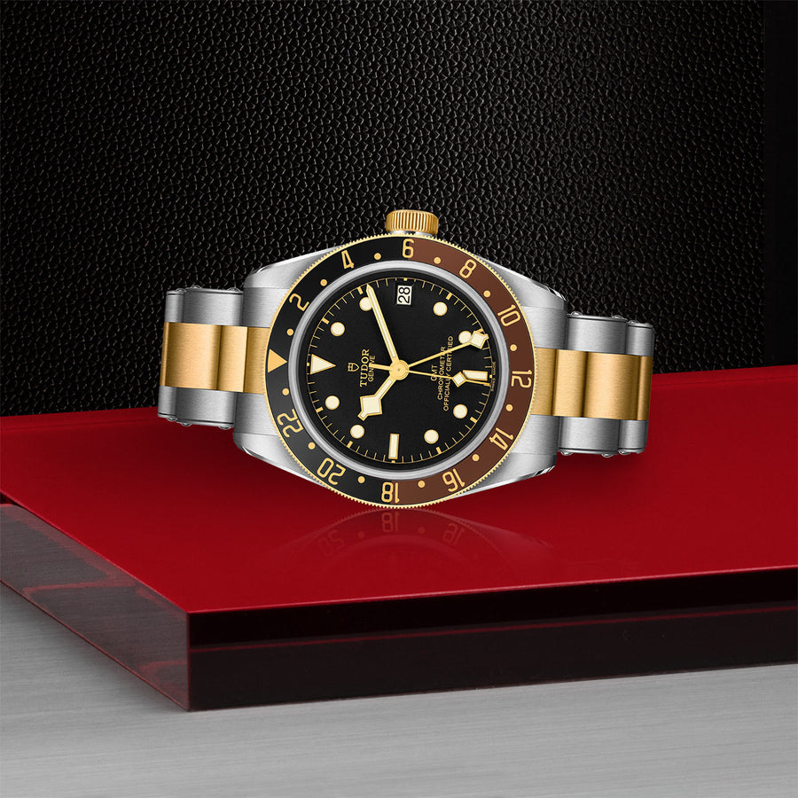 TUDOR Black Bay GMT S&G 41mm - M79833MN-0001 at Sylvan’s Jewelers