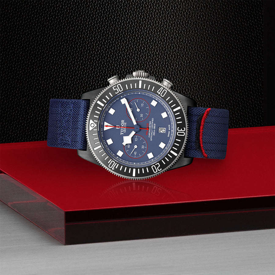 TUDOR Pelagos FXD Chrono 43mm - M25807KN-0001 at Sylvan’s Jewelers